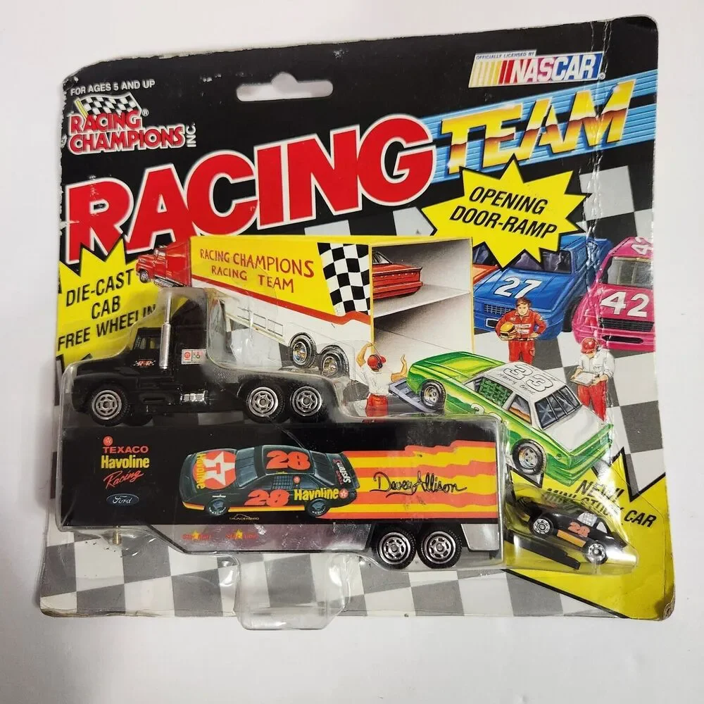 Racing Champions 1992 Racing Team Transporter #28 Davey Allison Texaco Havoline